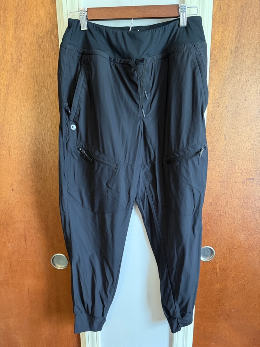 Baleaf Black Jogger-Style Hiking Pants